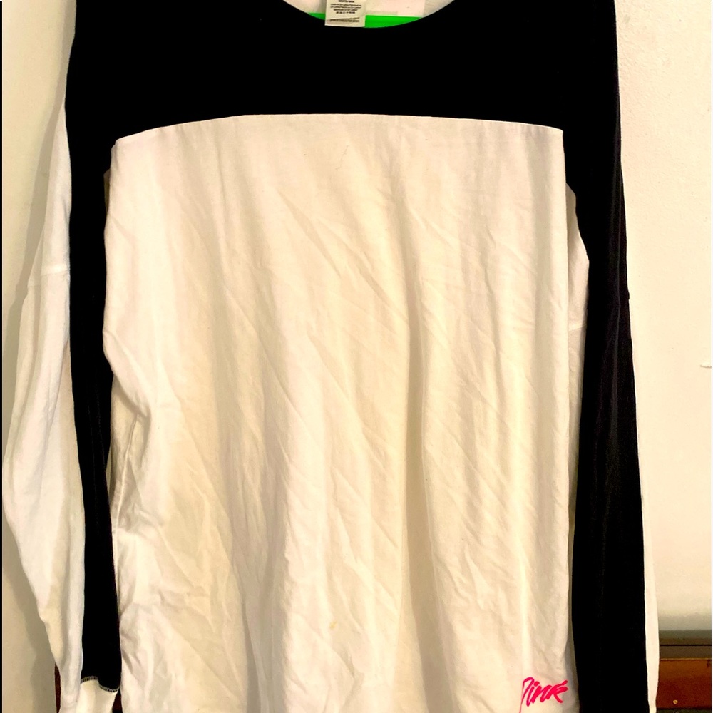 PINK VICTORIA SECRET WOMENS LONG SLEEVE SHIRT